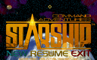 Command Adventures: Starship - Title