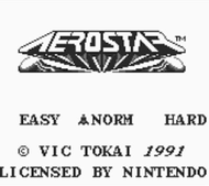 aerostar gameboy title