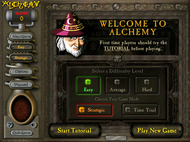 Alchemy Main Menu