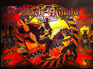 Black Knight 2000 backglass