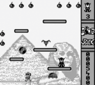 Bomb Jack Gameboy Ingame Screenshot