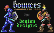 Bounces c64 Title Screen