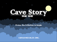 Cave Story (WiiWare) Title Screen