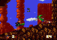 Daffy Duck in Hollywood Mega Drive ingam