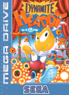 Dynamite Headdy Mega Drive cover