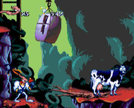 Earthworm Jim Genesis ingame