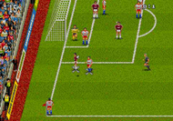 European Club Soccer Mega Drive ingame