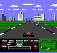 Ferrari Grand Prix Challenge NES ingame