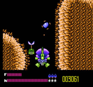 Solar Jetman NES ingame