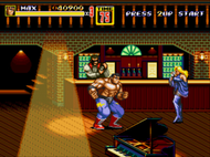 Streets of Rage II Mega Drive ingame