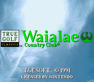 Waialae Country Club (SNES) - Title