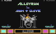 Alloy Run - Title Screen - C64 Screenshot