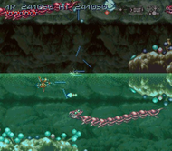 axelay snes ingame1 Screenshot
