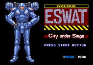 eswat mega drive title