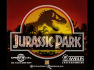 jurassic park snes titlescreen