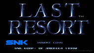 last resort neogeo title