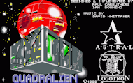 Quadralien - Title - Amiga