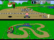 Super Mario Kart SNES Ingame