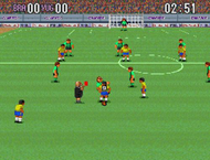 Super Soccer SNES Ingame