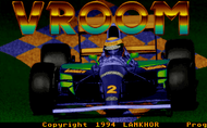 Vroom - title screen - pcdos