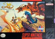 ys 3 snes cover