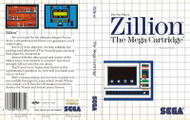 zillion master system cover full